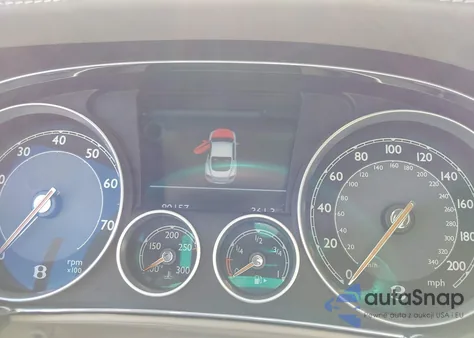 2014 Bentley Continental Gt V8 S z USA, uszkodzony, nr VIN SCBFH7ZA3EC096853